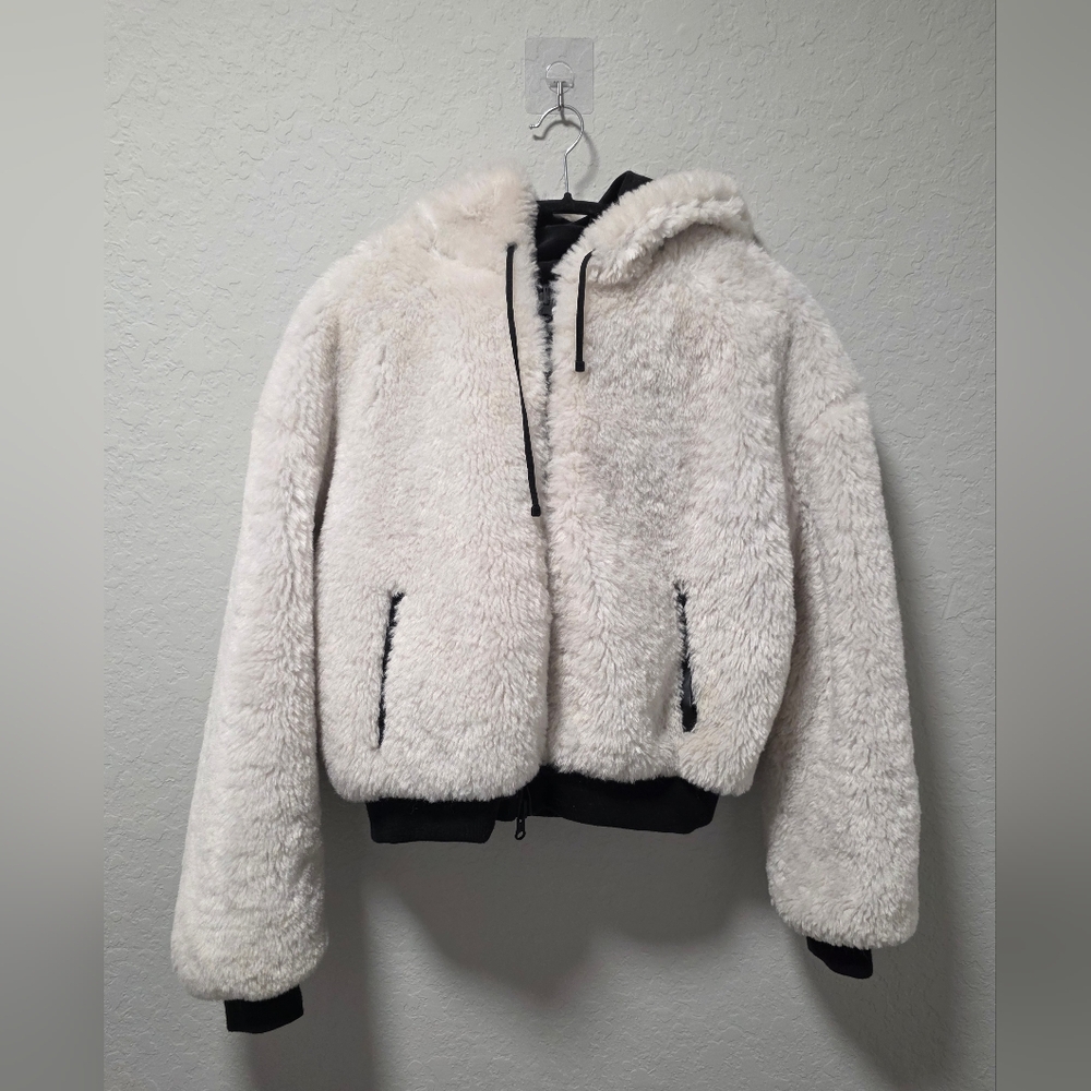 Blanc Noir Plush White Jacket